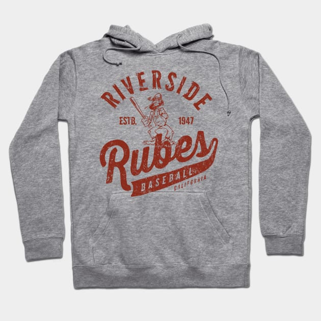 Riverside Rubes Baseball Hoodie by MindsparkCreative